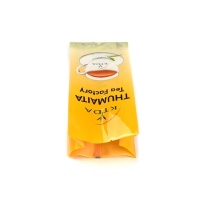 Özel Baskılı Laminasyonlu 240g 500g Su geçirmez Plastik Torba Torba Arka Peçete Mühürlü Folyo Gıda Derecesi Çay Paketleme Torbaları Yan Gusset