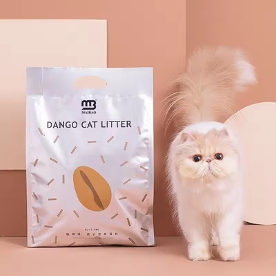 2kg 5kg 10kg 15kg Plastik Matt Alüminyum Ambalaj Düz Alt Zip Lock Evcil hayvan köpek yiyecek torbaları