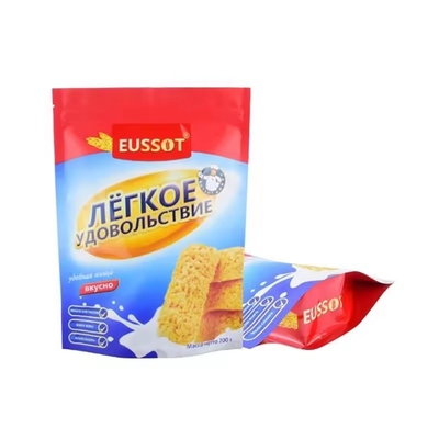 Özel Baskı Biyodegradable Alüminize Folyo Kokusuz Kurabiye Ambalajı Kraft Kağıdı Stand Up Ziplock Pocket Bags