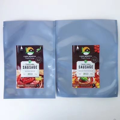 Laminasyonlu Özel Baskılı Şeffaf Plastik Mylar Deniz Yiyecekleri Ambalajı Vakum Dondurulmuş Torba