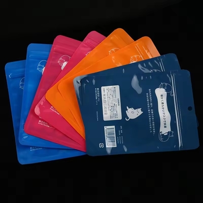 Geri dönüştürülebilir Yüksek Kaliteli Üç Taraflı Kapalı Plastik Torba Zıpkınlı Mylar Gıda Paketleme Torbası