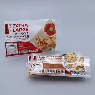 Özel Baskı Gıda Paketleme Çantası Üç Taraflı Sızdırma Çantası Naylon Paketleme Dondurulmuş Gıda Çantası Dumpling Deniz Meyveleri Karides