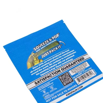 Dijital Baskı 3.5g 7g 14g 28g Kokusuz Mylar Çantaları Çocuk Kanıtı Yeniden Kapanabilir Alüminyum Folyo Üç Taraflı Sızdırmazlık Çantaları