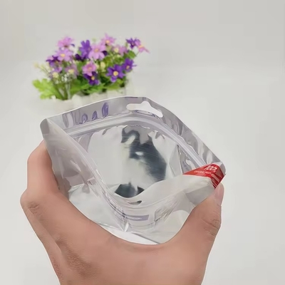 Yüksek Kaliteli Suya Karşı Güvenilir Mylar Ziplock Çantaları Mini Üç Taraflı Mühürlü Plastik Ambalaj Çantası Alüminyum Folyo Çantası