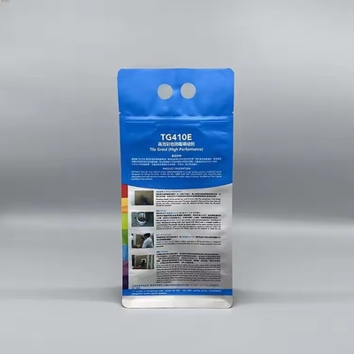 Düz Alt Fermuar Tekrar Kullanılabilir Alüminyum Folyo Yan Gusset Temizleyici Kimyasal Toz Ambalaj Çantaları için Plastik Poşet