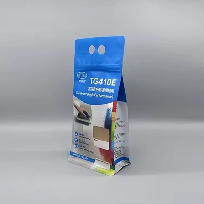 Düz Alt Fermuar Tekrar Kullanılabilir Alüminyum Folyo Yan Gusset Temizleyici Kimyasal Toz Ambalaj Çantaları için Plastik Poşet
