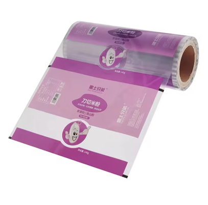 Yüksek Kaliteli Gıda Sınıfı Açık Plastik Film Rulo Paketleme İçin Özel Baskı Paketleme LDPE/OPP/PE Sarma Rulo Filmi