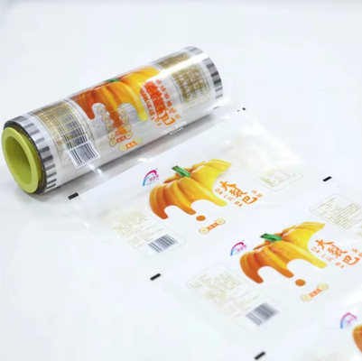 Yüksek Kaliteli Gıda Sınıfı Açık Plastik Film Rulo Paketleme İçin Özel Baskı Paketleme LDPE/OPP/PE Sarma Rulo Filmi