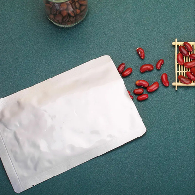 Gümüş Renkli Büyük Vakum Kapalı Çanta Alüminyum Folyo Gıda Paketleme Çantaları Vakum Sıcaklık Dükkanı