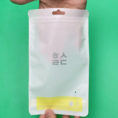 Hi-Q Özel Logo Kendini Döşeme Fermuar Plastik Perakende Ambalajı Üç Yan Döşeme Döşeme Fermuar Plastik Cüzdanlar
