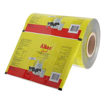 Esnek Laminasyonlu Alüminyum Baharat Plastik Film Rulo Gıda Plastik Paketleme Film Ruloları Süt Tozu için Malzeme