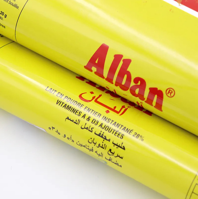 Esnek Laminasyonlu Alüminyum Baharat Plastik Film Rulo Gıda Plastik Paketleme Film Ruloları Süt Tozu için Malzeme