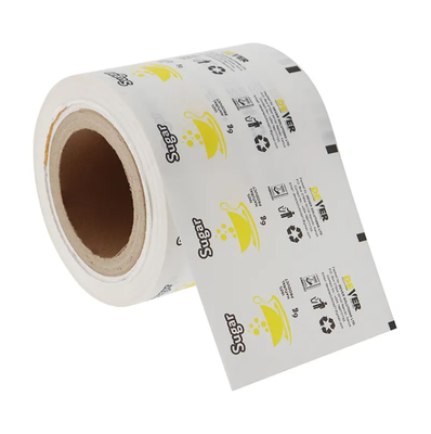 Toptan Özel Plastik Gıda Paketleri Laminated Roll Film Şeker Kağıt Çuvalı Otomatik Paket Film Satılık
