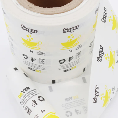 Toptan Özel Plastik Gıda Paketleri Laminated Roll Film Şeker Kağıt Çuvalı Otomatik Paket Film Satılık