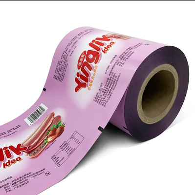 Gıda kalitesi Esnek ambalaj PET Laminasyon Filmi Plastik Laminasyon Film Rulo Formu Yazdırılmış Nem Dayanıklı Özel Yumuşak