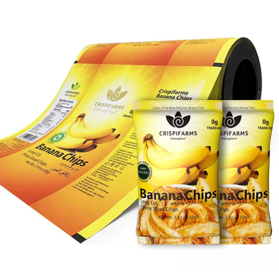 Toptan Gıda Kaliteli Baskılı Çipler Ambalaj Torbaları Laminat Rulolar PET Plastik Torba Rulo Mylar Alüminyum Ambalaj Folyo Film Rulo