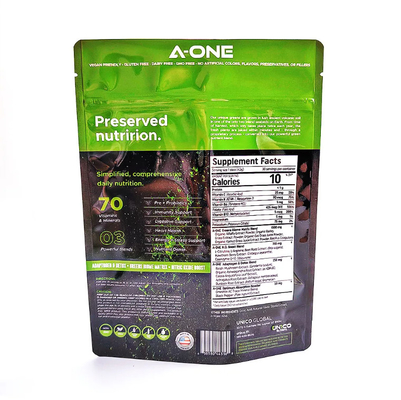 Özel Marka Protein Takviyesi Toz Gelişmiş Paket OEM ODMl İçecekler Takviyesi Toz Paketleme Stand Up Pocket