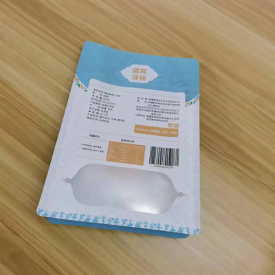 Toptan Teslim Özel 300g 500g Düz Alt Yan Gusset Cüzdan Su geçirmez Gıda Fındıkları Atıştırmalık Paketleme Çantası Fermuarlı
