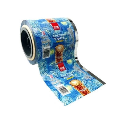Özel sipariş Gıda Kaliteli Chips Paketleme Film Ruloları PET Plastik Torba Rulo Mylar Alüminyum Paketleme Folyo Film Rulo