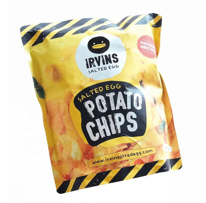 Patates patatesleri ambalajlama özelleştirme ziplock ayakta alüminyum folyo plastik gıda paketi çanta çanta patatesler için atıştırmalık yiyecek