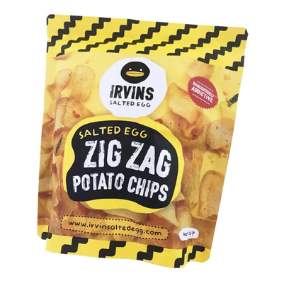 Patates patatesleri ambalajlama özelleştirme ziplock ayakta alüminyum folyo plastik gıda paketi çanta çanta patatesler için atıştırmalık yiyecek