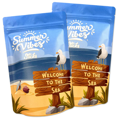 Baskı Plastik Çanta Üretici Tam Baskı Stand Up Zip Lock Pouch Mylar Packaging Bag