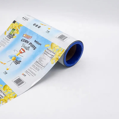 Özel Foil Laminasyonlu Alüminyum Plastik Gıda Esnek Paketleme Filmi Taro Tomato Patates Çipleri Paketleme için Rulo Çuvalı