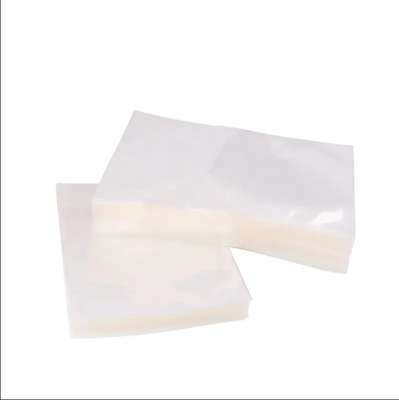 Stokta ve özel Açık Şeffaf Naylon PE Laminasyonlu Plastik Gıda Depolama Paketleme Odası Vakum Sızdırıcı Torbalar