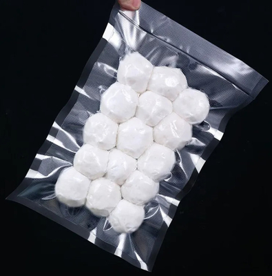 China Supplier Wholesale Vacuum Seal Bag Teksturlu Rezil Siyah Şeffaf Gıda Ambalajı Vacuum Sealer Bags