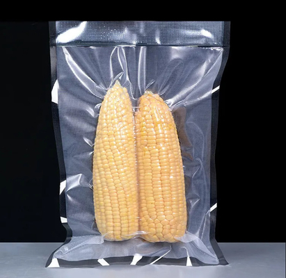 China Supplier Wholesale Vacuum Seal Bag Teksturlu Rezil Siyah Şeffaf Gıda Ambalajı Vacuum Sealer Bags
