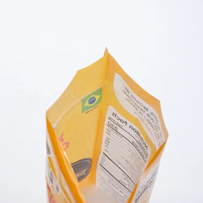 Özel Dondurulmuş Ayaklı Cüzdan Geri Dönüştürülebilir Kızarmış Gıda Paketleme Torbaları Fermuarlı