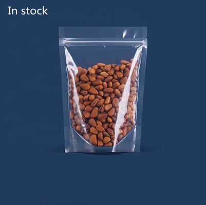 Gıda Ziplock Açık Özel Baskı Kalkın Cüzdan Zip Lock Paketleme Cüzdanlı Plastik Çanta