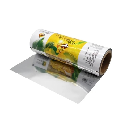 Plastik Gıda Filmi Fabrikası Özel Baskı Plastik Rulo Küçük Çanta Paketleme Filmi Atıştırmalık / Patates cipleri