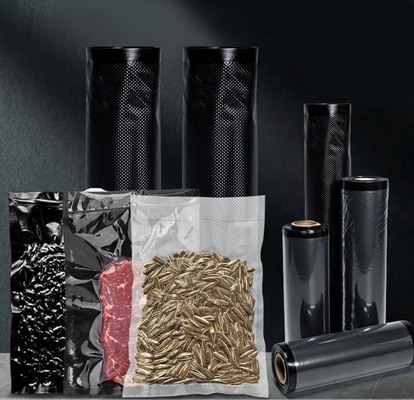 Yüksek bariyer özelliği ve güçlü delik dayanıklılığı için özel baskı ve laminatör vakum ambalaj çantası