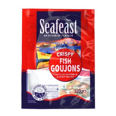 Özelleştirilmiş Baskılı Vakumlu Balık Tavuk Dondurulmuş Gıda Ambalajı 3 Tarafı Kapalı Plastik Torba Logosu