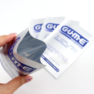 Özelleştirilmiş Baskılı Numune Küçük Çanta, Isıyla Yapıştırılmış Polyester Film, 3 Tarafı Kapalı Çanta, Boş Kozmetik Küçük Çanta Ambalajı