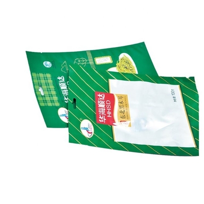 Plastik 3 taraflı mühürlü fermuarlı ambalaj torbası özelleştirilebilir, ısı mühürlenmiş ve yeniden mühürlenebilir ve düz bir gıda ambalaj torbasıdır
