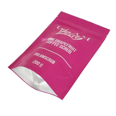 Özelleştirilmiş Baskılı Alüminyum Folyo Banyo Tuzu Baharat Kahve Gıda Ambalajı Fermuarlı Kilitli Çanta Plastik Polyester Film Sabun Kesesi
