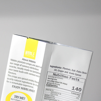 Dijital Baskı Özelleştirilmiş Baskılı Plastik Alüminyum Folyo Torba Kahve Atıştırmalık Üç Tarafı Kapalı Torba Düz Kese Arka Tarafı Kapalı Torba