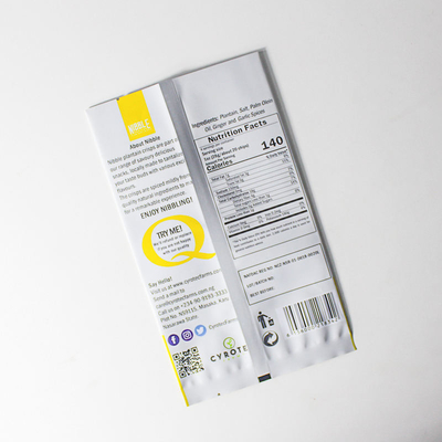 Dijital Baskı Özelleştirilmiş Baskılı Plastik Alüminyum Folyo Torba Kahve Atıştırmalık Üç Tarafı Kapalı Torba Düz Kese Arka Tarafı Kapalı Torba