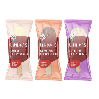 Özel Baskılı Gıda Ambalajı Plastik Rulo Film Dondurma Ambalajı Alüminyum Folyo Lamine Rulo Film