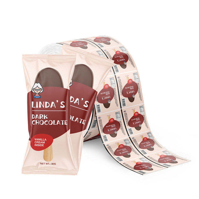 Özel Baskılı Gıda Ambalajı Plastik Rulo Film Dondurma Ambalajı Alüminyum Folyo Lamine Rulo Film