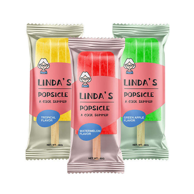 Özel Baskılı Gıda Ambalajı Plastik Rulo Film Dondurma Ambalajı Alüminyum Folyo Lamine Rulo Film