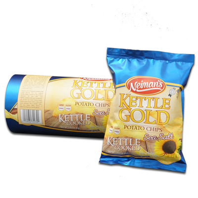 Özel Baskılı Yüksek Bariyer Alüminyum Folyo Metal Laminated Roll Film Plastik Patates Chips Packaging Bag Rollstock