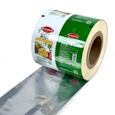 Custom Printing Aluminum Foil Laminated Food Packaging Roll Film Coffee Potato Chips Plastic Biscuits Snack Packaging Film