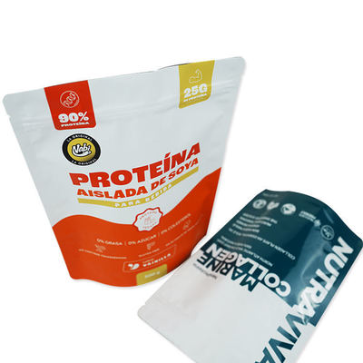 Fabrika Fiyatı Özel Dijital Baskı Plastik Fermuar Biçim Çanta Tekrar Kullanılabilir Kokusuz Yüklü Doypack Gıda Paketleme