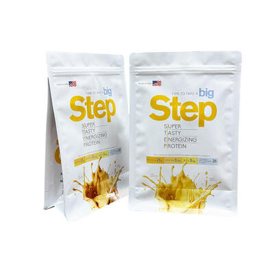 Gıda ambalajı için özel basılı dik durma ziplock poşet Atıştırmalık için şeker toz fındıklar kuru baharat tozları şeker