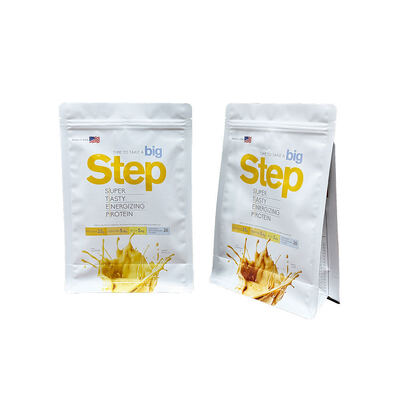 Gıda ambalajı için özel basılı dik durma ziplock poşet Atıştırmalık için şeker toz fındıklar kuru baharat tozları şeker