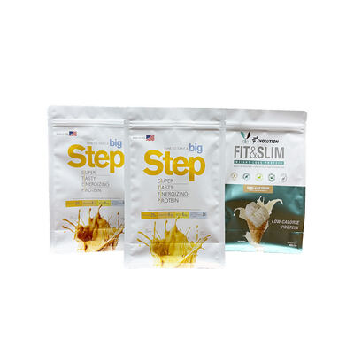 Gıda ambalajı için özel basılı dik durma ziplock poşet Atıştırmalık için şeker toz fındıklar kuru baharat tozları şeker