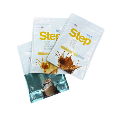 Gıda ambalajı için özel basılı dik durma ziplock poşet Atıştırmalık için şeker toz fındıklar kuru baharat tozları şeker